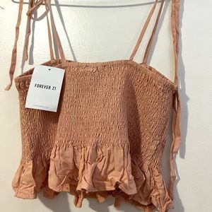 Cute pink crop top